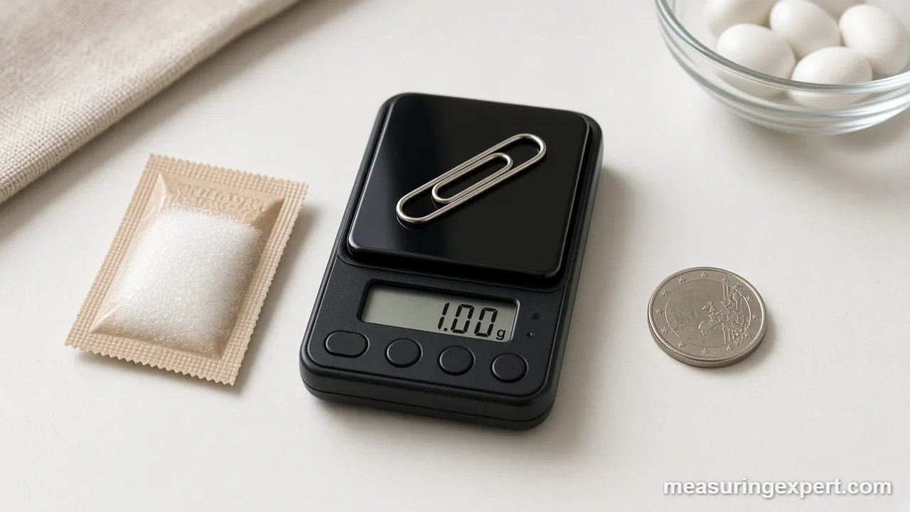 1 gram on a pocket digital scale