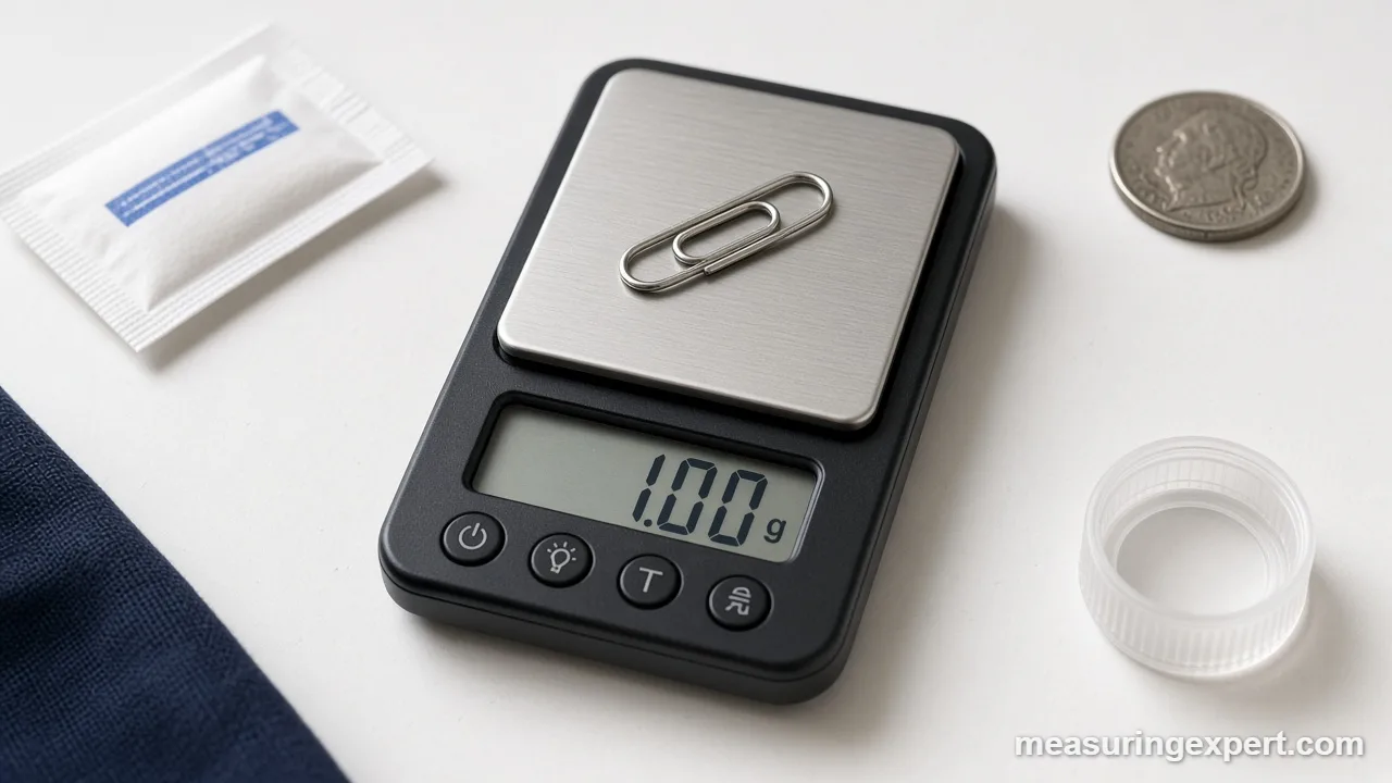 How to weigh 1 gram accurately