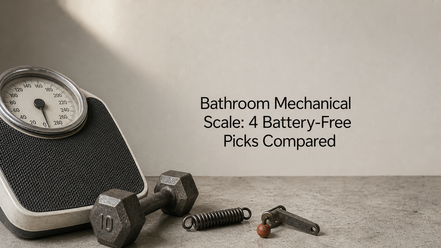 Bathroom Mechanical Scale: 4 Battery-Free Picks Compared