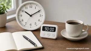 90 minutes shown on a timer
