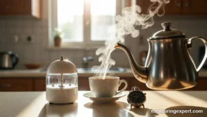 Kitchen timer and teapot, how long is 900 seconds