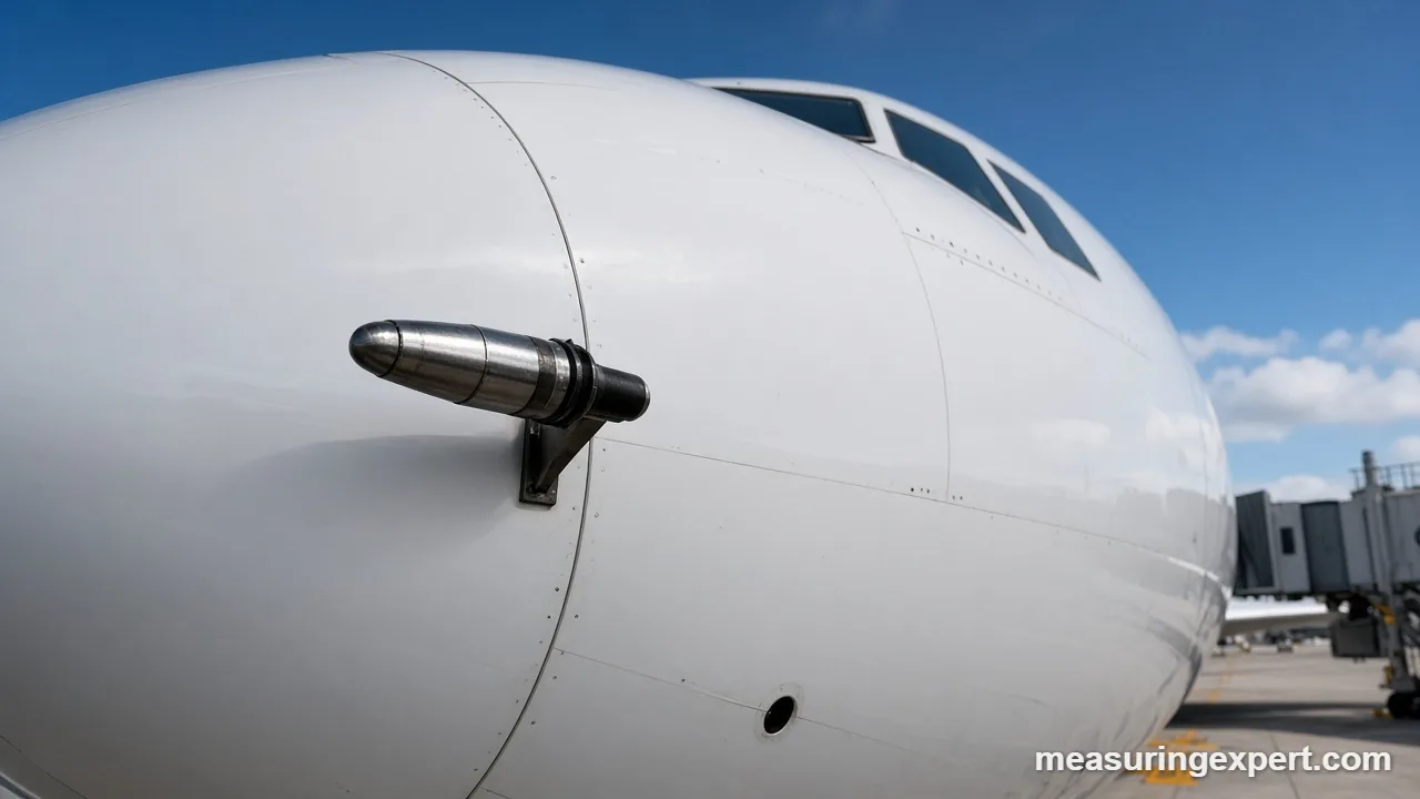 Airplanes measure speed with a pitot tube