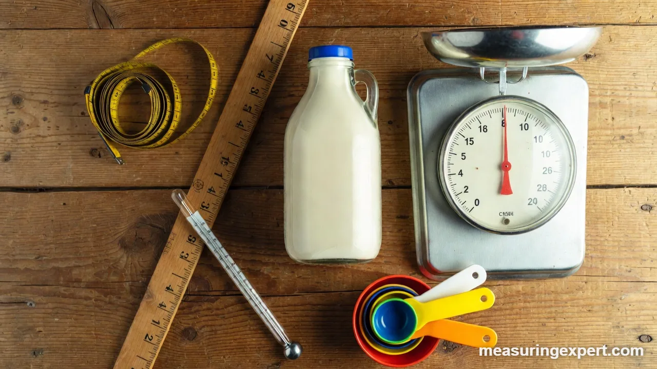Scale and kitchen tools for American units of weight