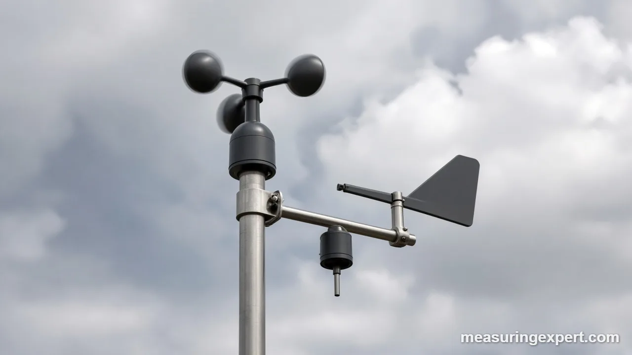 Using a hand-held anemometer step by step