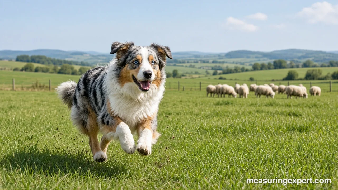 Herding stamina of the Australian shepherd