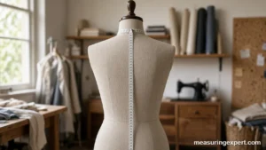 Back length measured from neck to waist