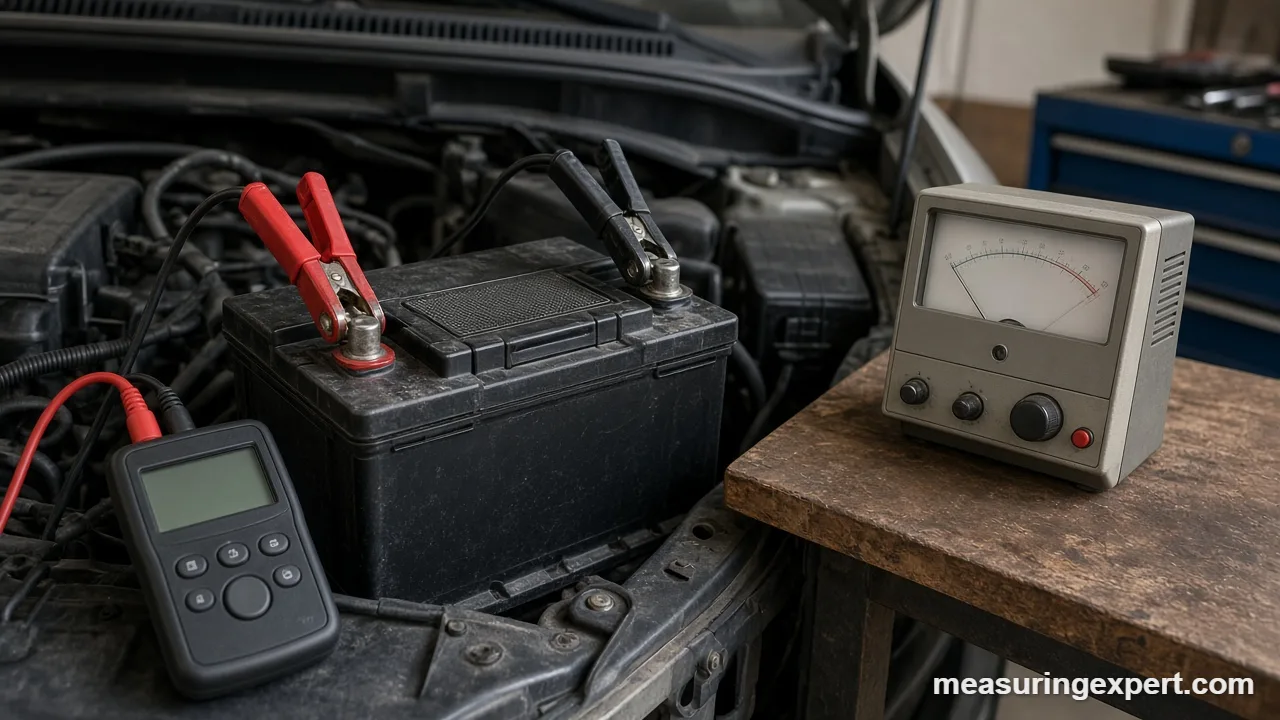 Using the best battery load tester to check battery voltage under load