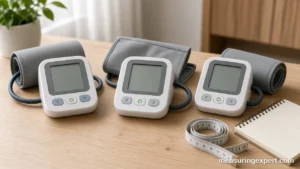 Best blood pressure monitor options with upper-arm cuffs on a home table