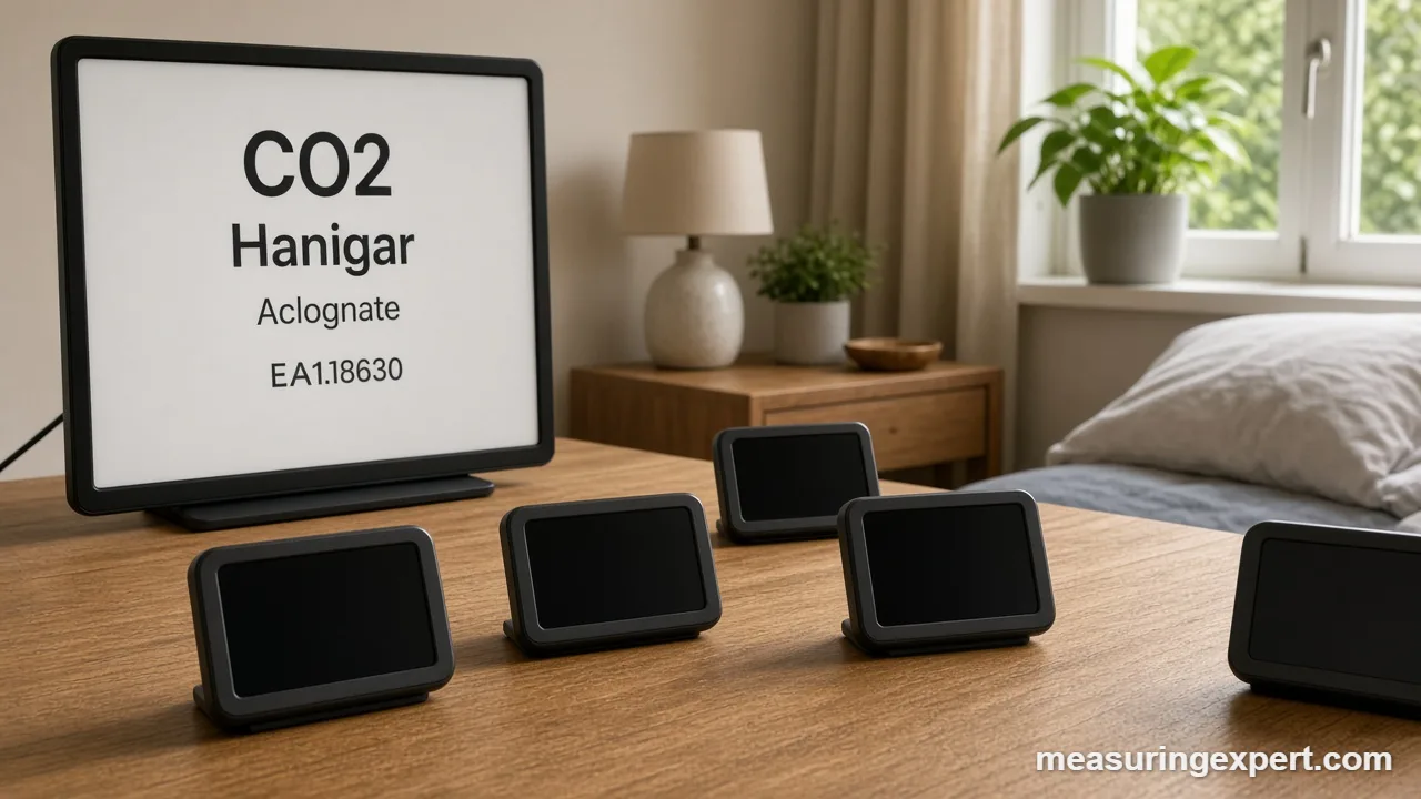 Best CO2 detector options on a home desk by a window