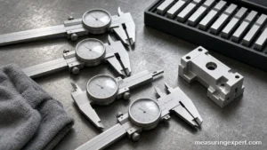 Best dial caliper options on a machinist workbench