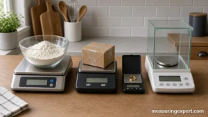 Best digital scale types for kitchen, postal, jewelry and lab weighing on a workbench
