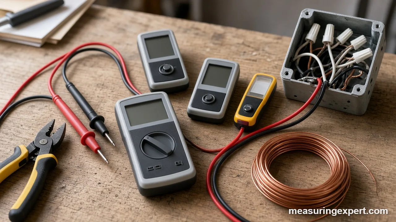 Best digital voltmeter and voltage testers compared on a workbench