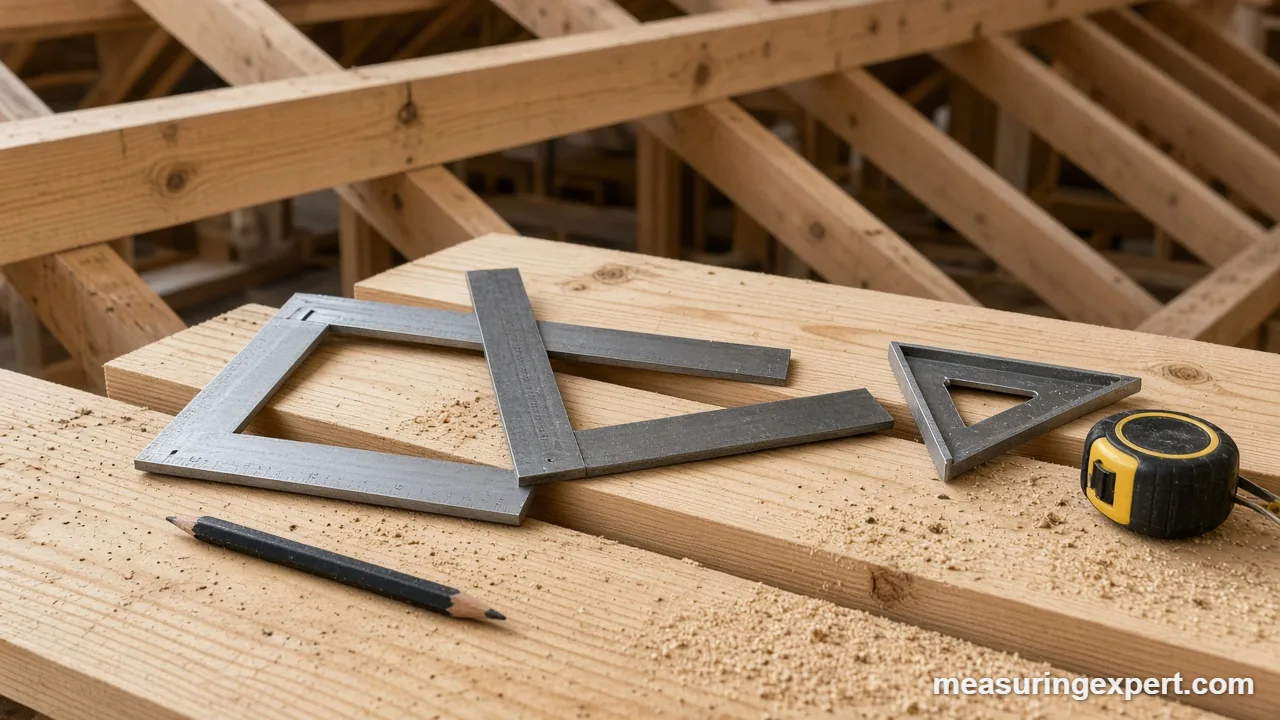 Checking whether the best framing square is true on a plywood edge