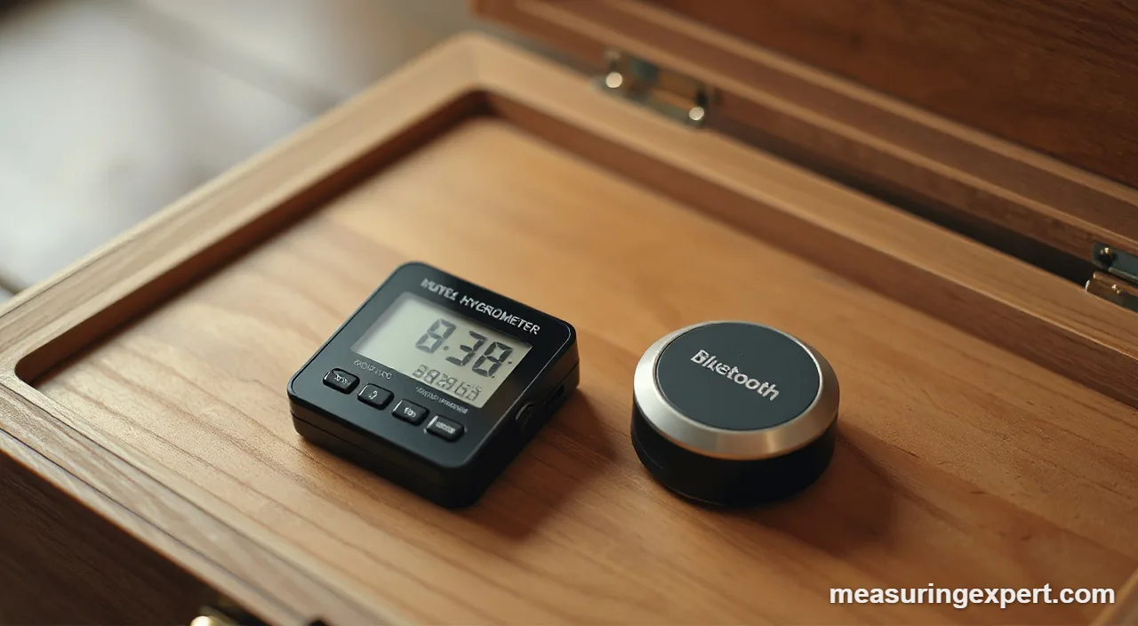 Best humidor hygrometer models inside a cigar humidor