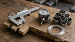 Best jewelry caliper and gem gauges on a jeweler bench