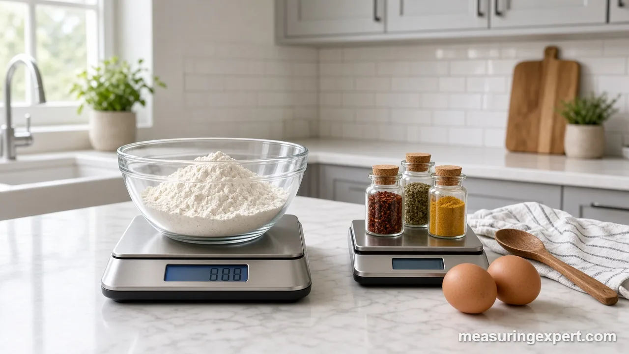 Choosing the best kitchen scale by capacity and readability