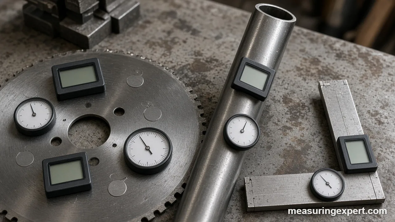 Best magnetic angle finder types compared on steel pipe and square