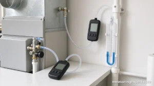 The best manometer options for gas and HVAC pressure testing on a workbench