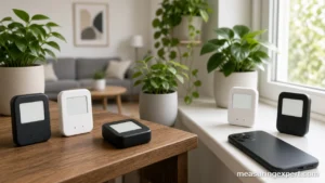 Best smart thermometer sensors for home temperature and humidity on a shelf