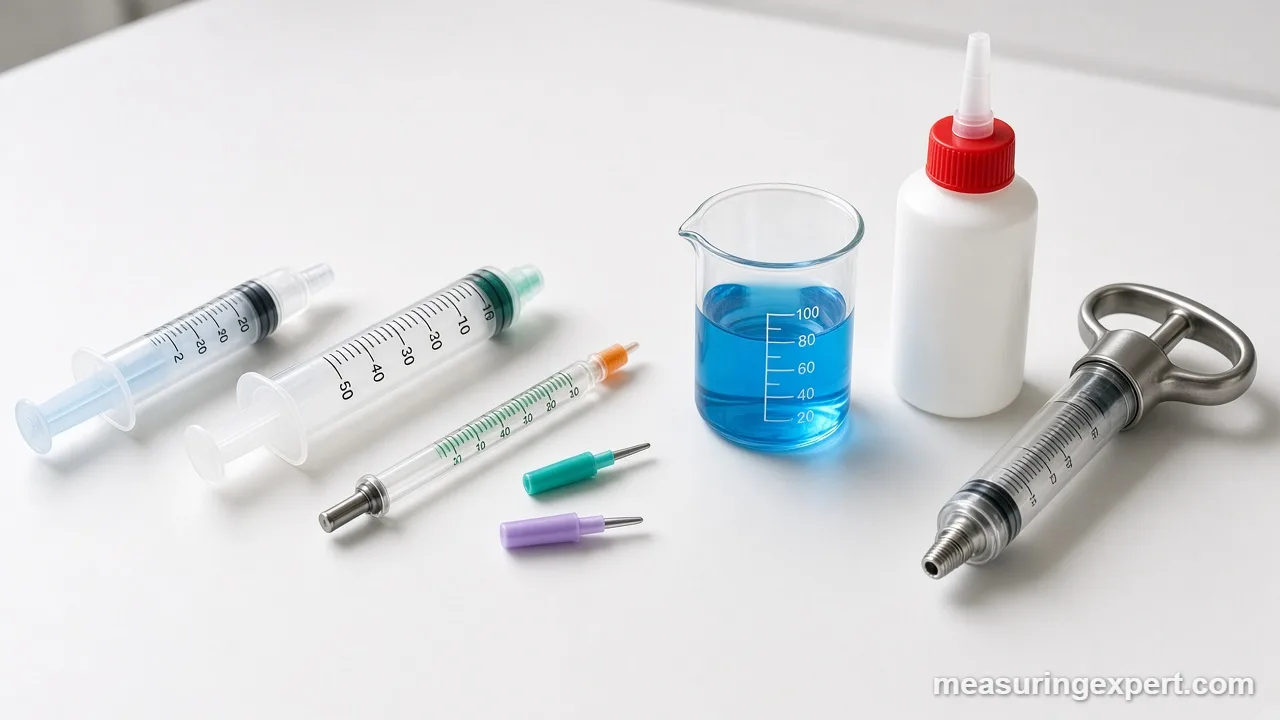 Best syringe options for measuring liquids on a lab bench
