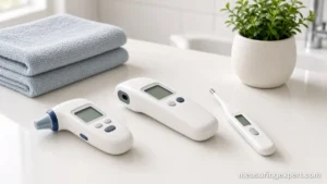 Best thermometer options for home use on a bathroom counter