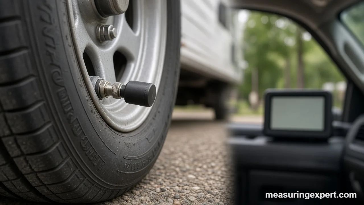 Best tire pressure monitor cap sensor fitted to an RV tire