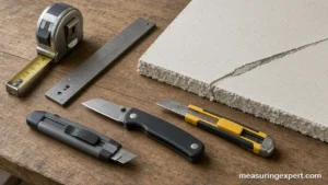 Best utility knife styles on a workbench with a tape measure and straightedge