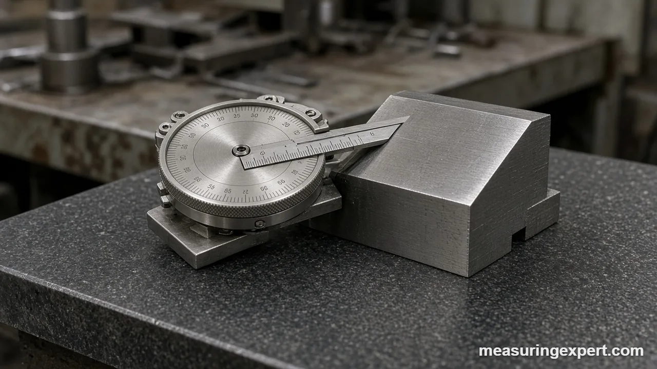 How to use a bevel protractor step by step