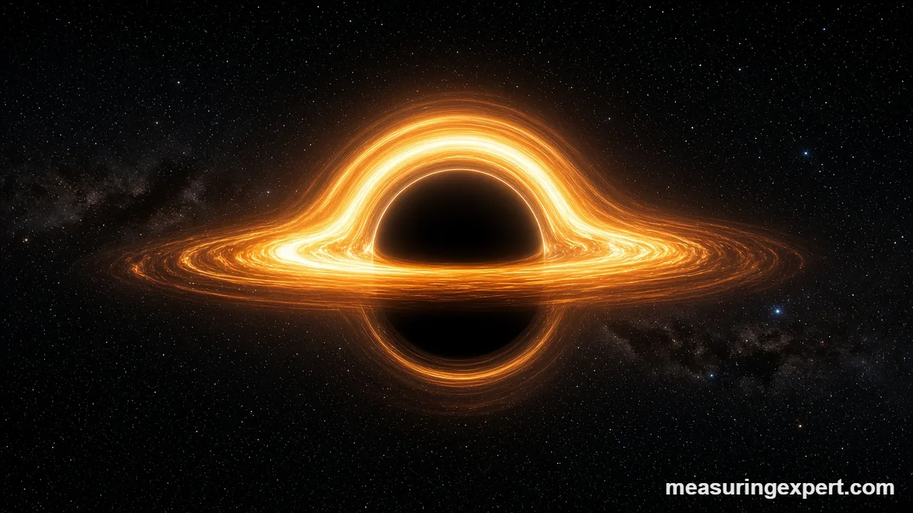 Black hole density chart by mass
