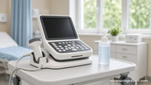 Bladder volume measured with an ultrasound scanner