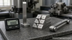 Calibrate angle tools on a granite surface plate