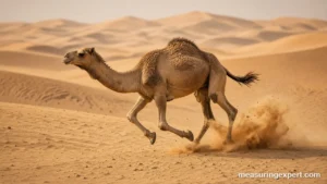 How fast can a camel run across the desert