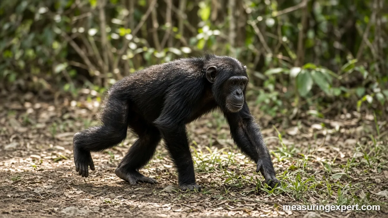 Chimpanzee speed vs humans