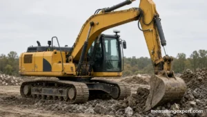 Construction equipment data comes from sensors and telematics on an excavator