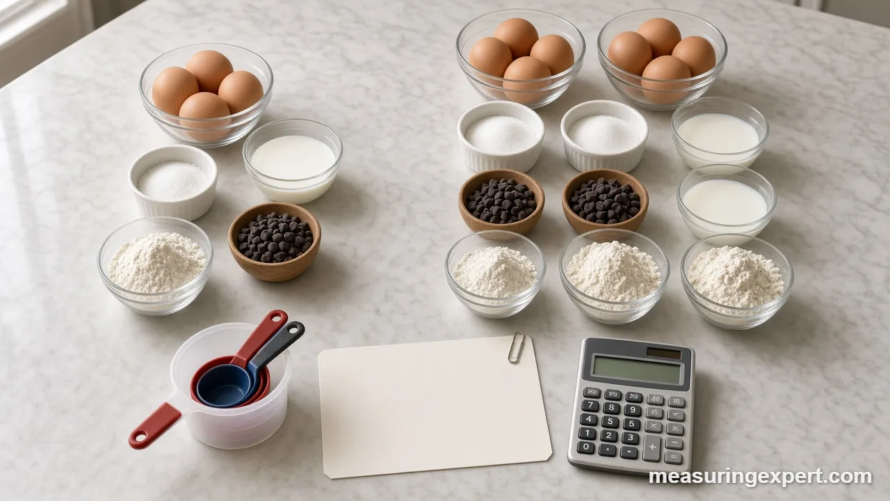 Convert recipe measurements for more servings