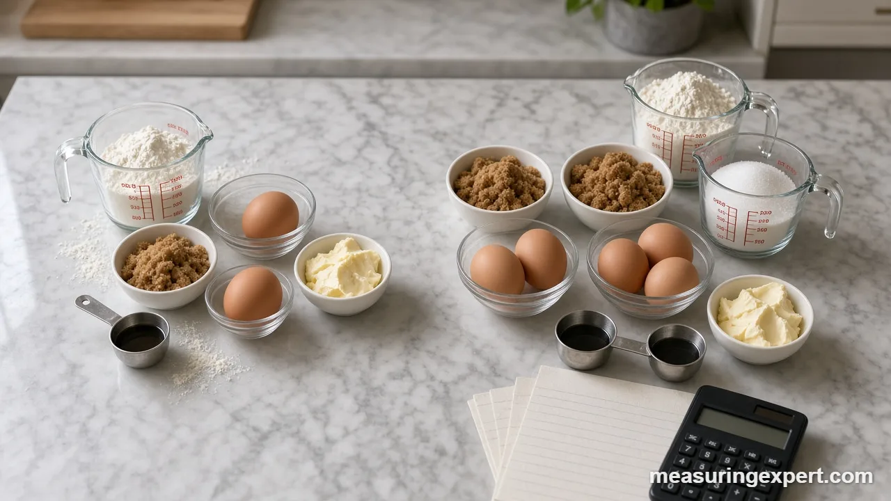 How to convert recipe measurements step by step