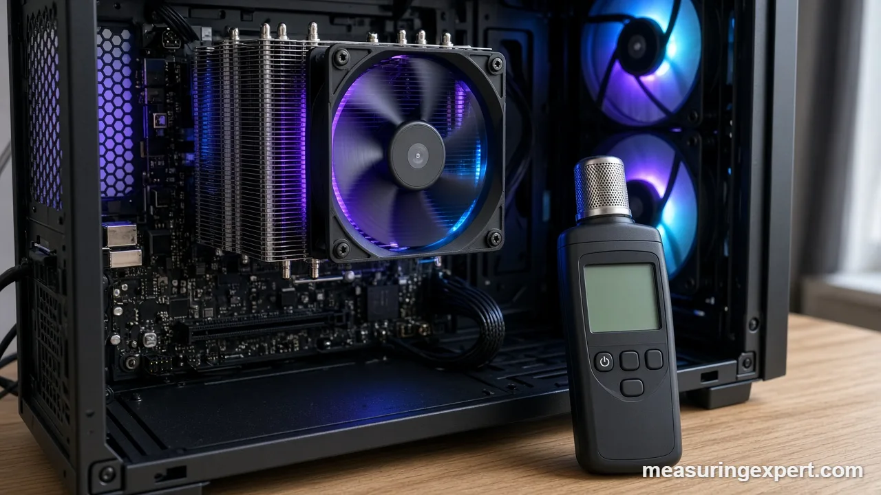 dB(A) vs sones for cooler noise level