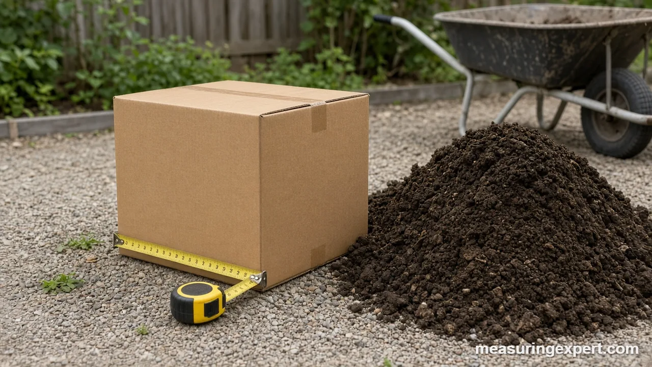 Cubic feet for moving and shipping