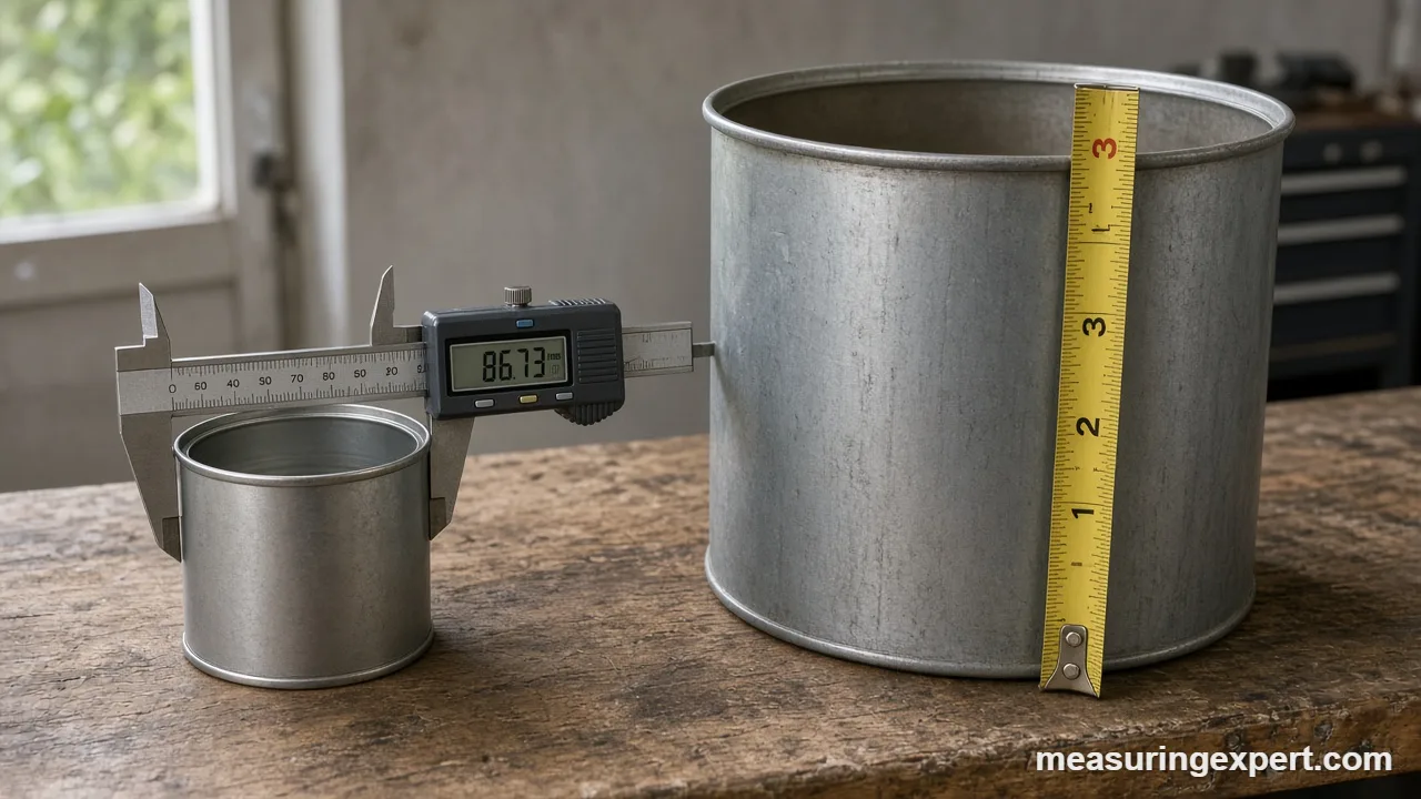 How to measure cylinder volume step by step