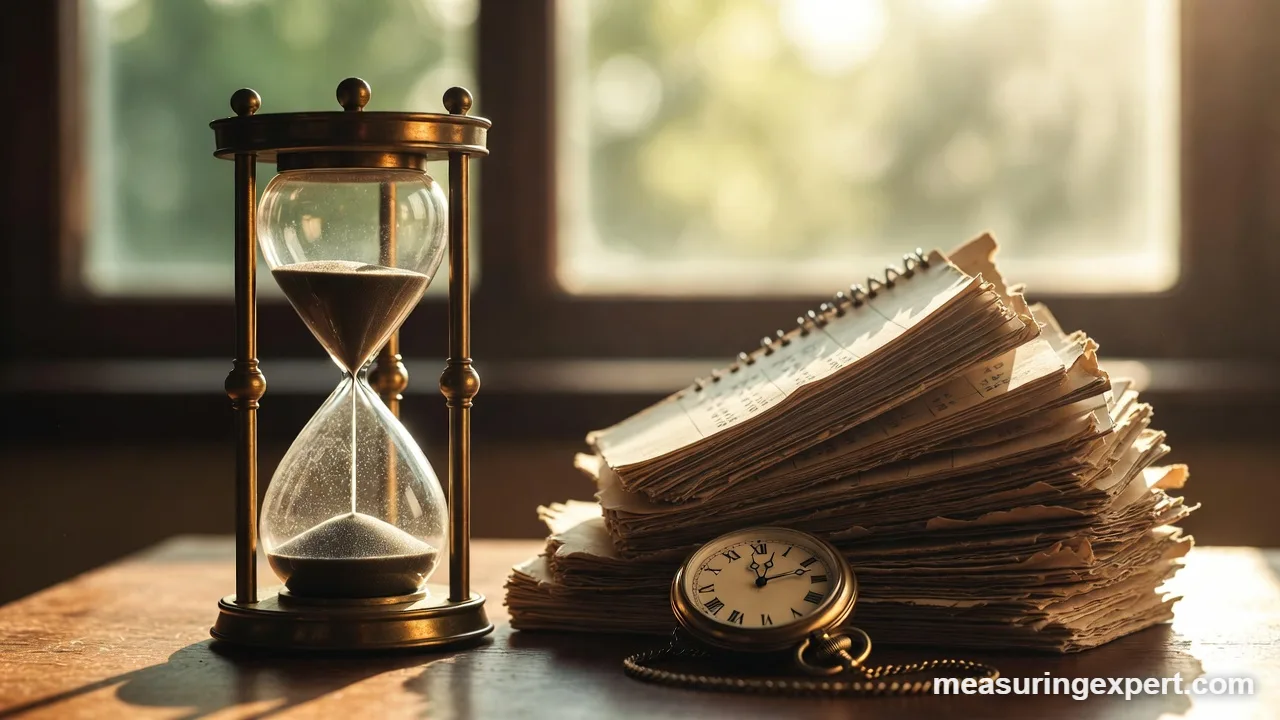 Pocket watch and old calendars, when a decade starts