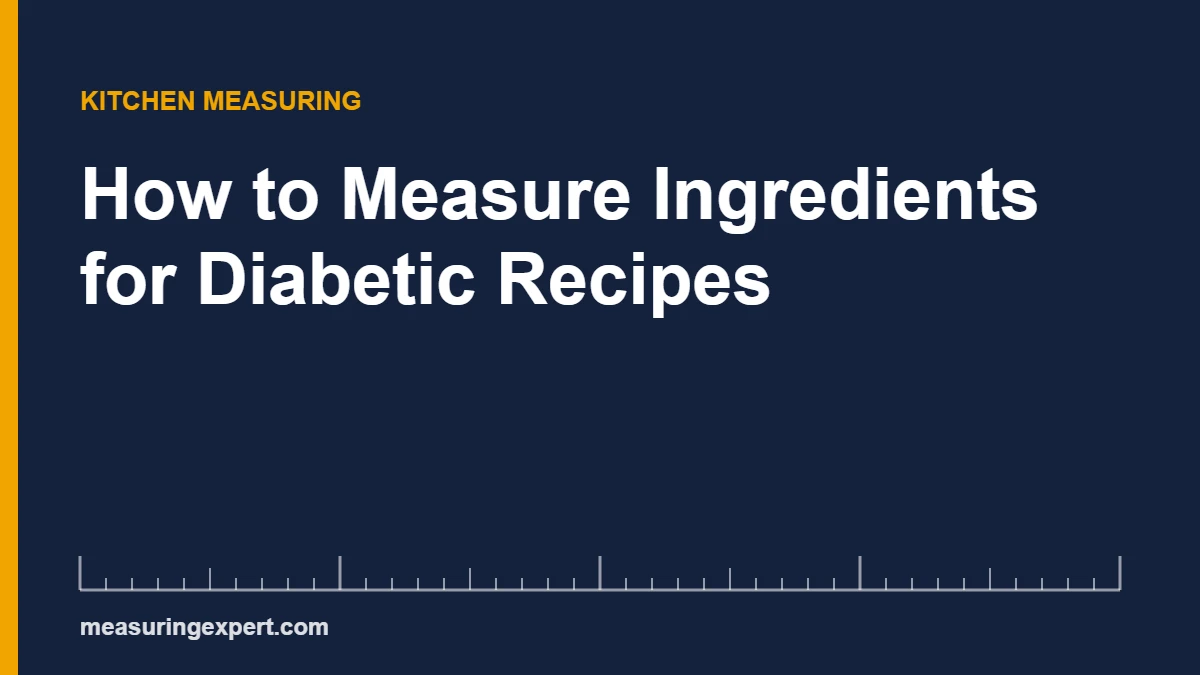 Digital kitchen scale weighing flour for diabetic recipes