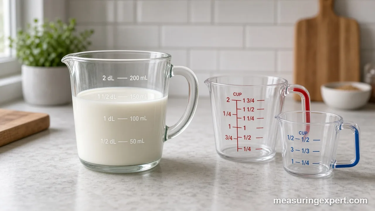 How to measure 1 dL in a US kitchen