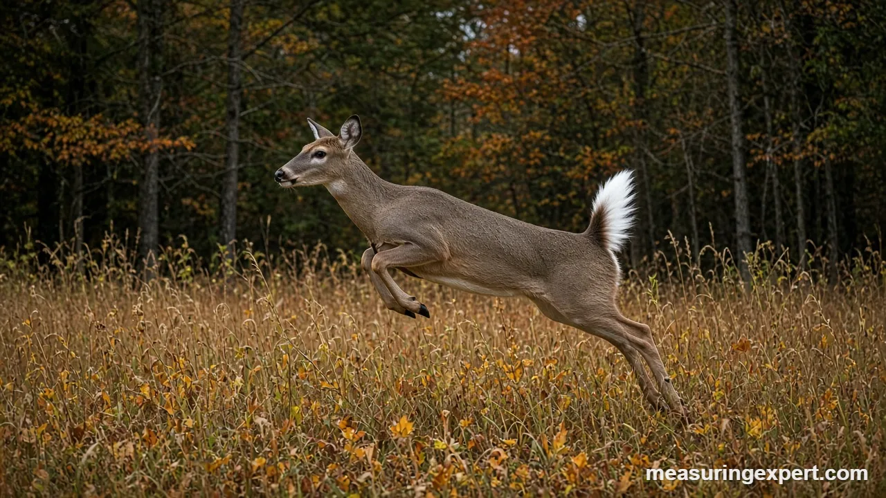 Fast deer top speeds by species