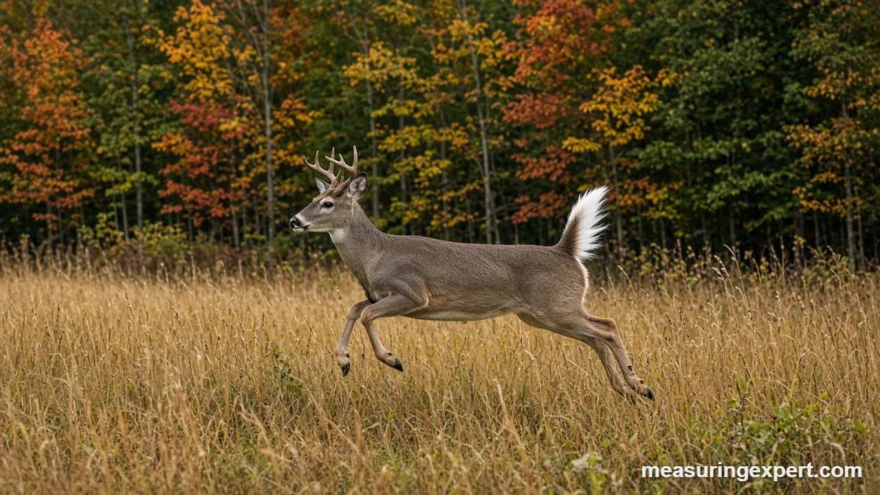Timing how fast deer run