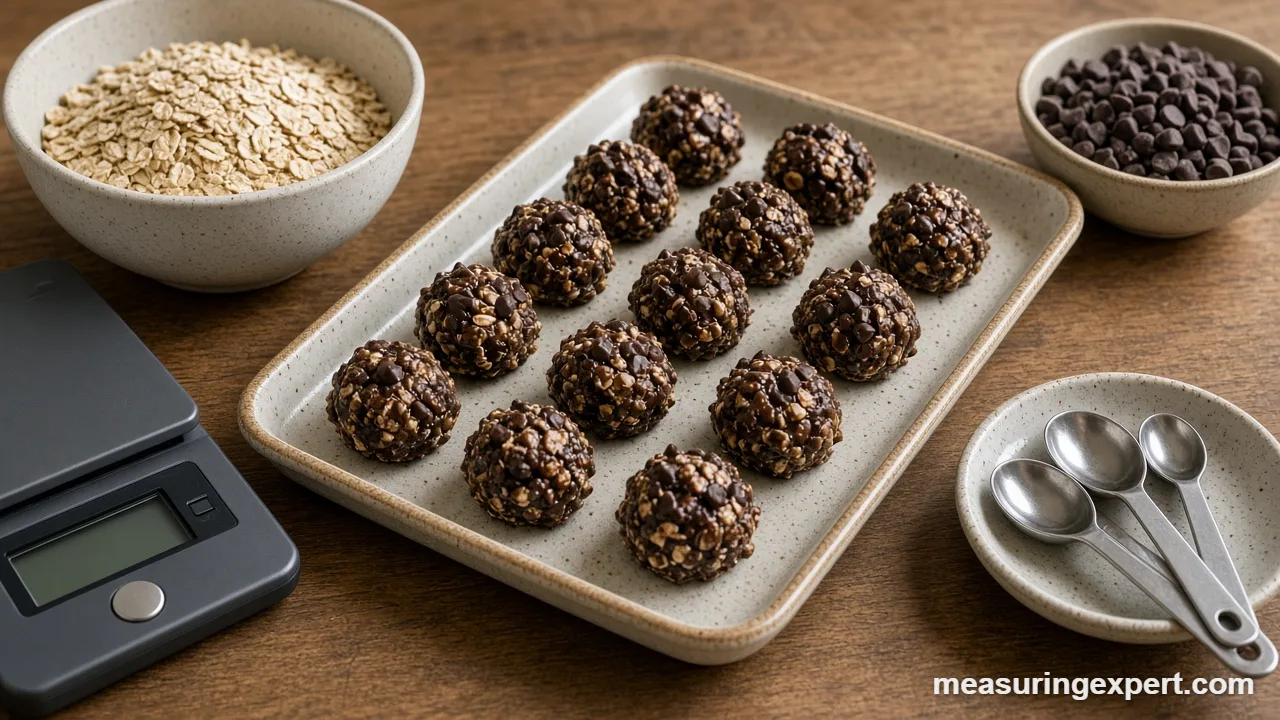 Cereal bars and truffles ready as fun desserts