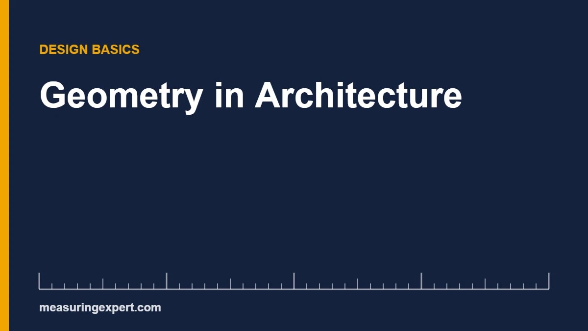 Geometry in architecture shown by a pyramid slope of 51.8 degrees