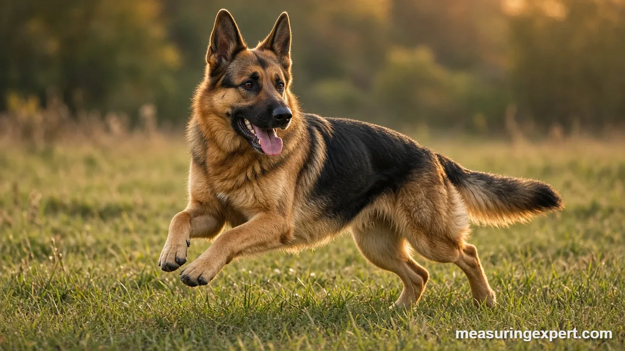 German Shepherd speed vs greyhound and wolf
