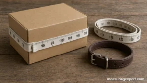 Girth measurements of a shipping package