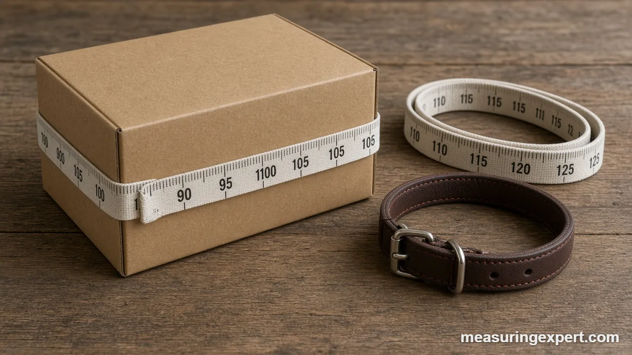 Girth measurements of a shipping package