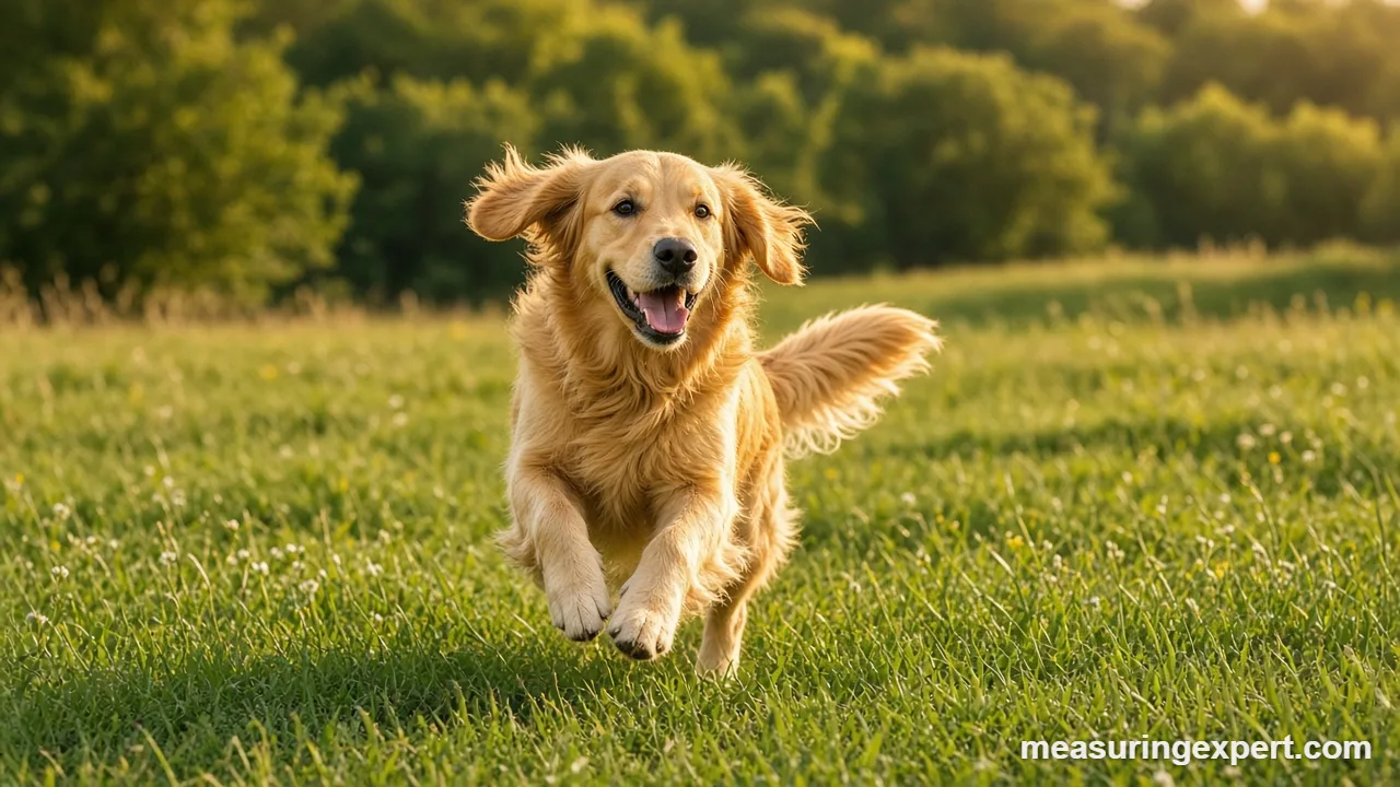 Golden retriever speed compared with other dogs